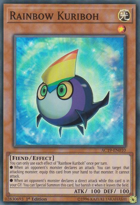 Rainbow Kuriboh AC19-EN010 card from Advent Calendar 2019