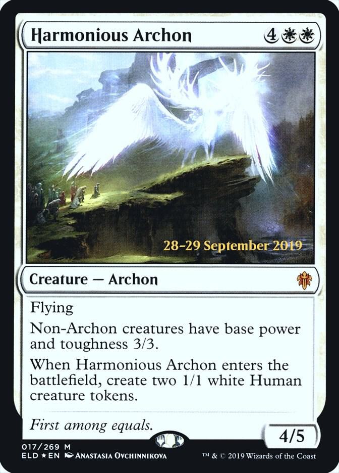 Harmonious Archon 17 card from Prerelease Cards