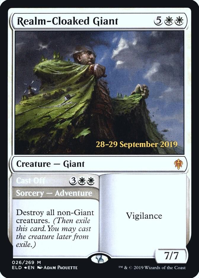 Realm-Cloaked Giant 26 card from Prerelease Cards