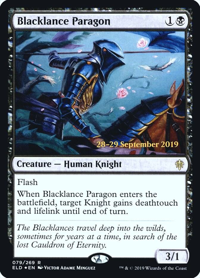 Blacklance Paragon 79 card from Prerelease Cards