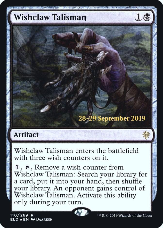 Wishclaw Talisman 110 card from Prerelease Cards