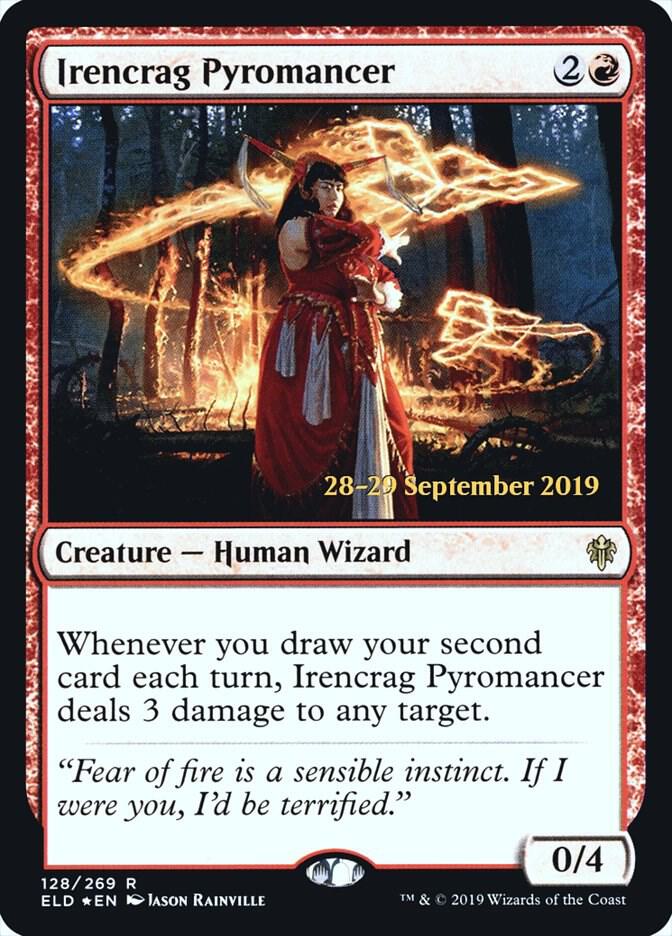 Irencrag Pyromancer 128 card from Prerelease Cards
