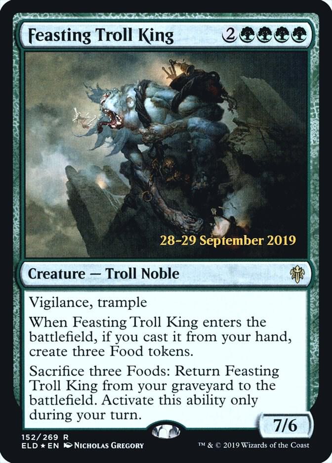 Feasting Troll King 152 card from Prerelease Cards
