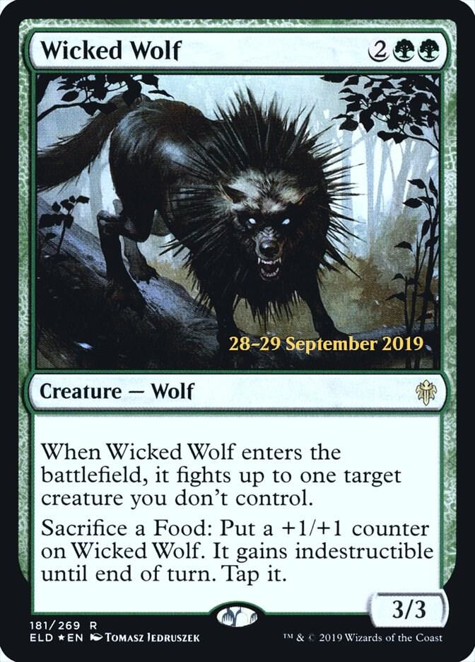 Wicked Wolf 181 card from Prerelease Cards