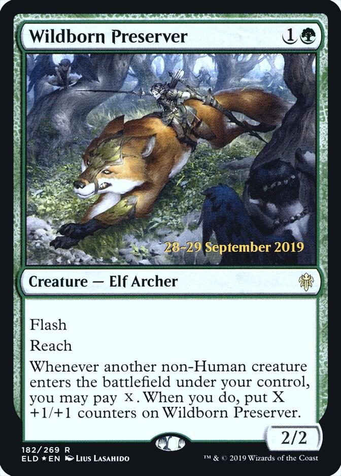 Wildborn Preserver 182 card from Prerelease Cards