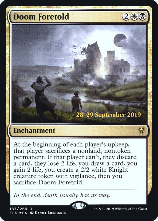 Doom Foretold 187 card from Prerelease Cards