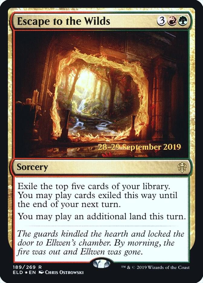 Escape to the Wilds 189 card from Prerelease Cards