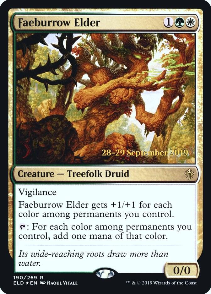 Faeburrow Elder 190 card from Prerelease Cards