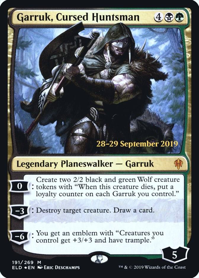 Garruk, Cursed Huntsman 191 card from Prerelease Cards