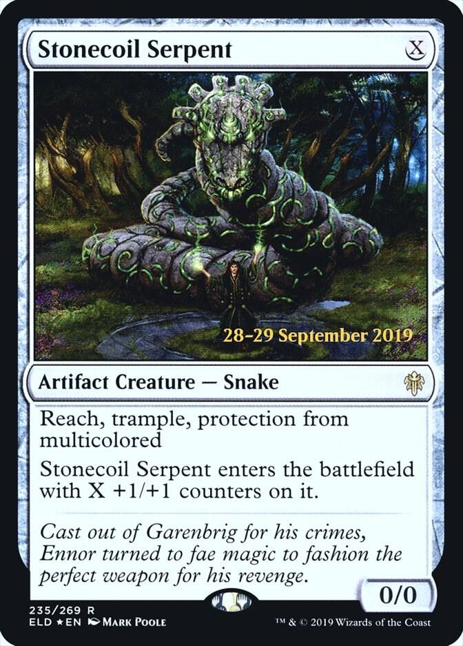 Stonecoil Serpent 235 card from Prerelease Cards