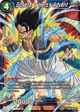 Gogeta, a Hero's Advent EX07-04 card from Expansion Deck Box Set 07: Magnificent Collection - Fusion Hero