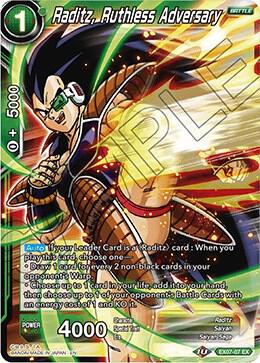 Raditz, Ruthless Adversary EX07-07 card from Expansion Deck Box Set 07: Magnificent Collection - Fusion Hero