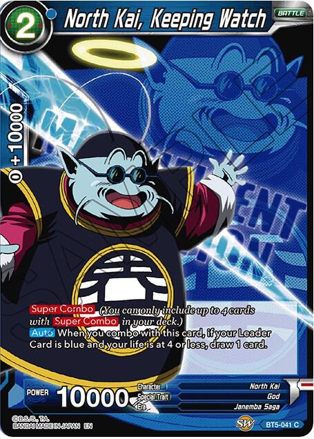 North Kai, Keeping Watch BT5-041 card from Expansion Deck Box Set 07: Magnificent Collection - Fusion Hero