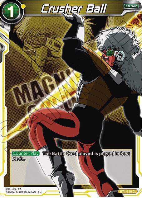 Crusher Ball BT1-110 card from Expansion Deck Box Set 08: Magnificent Collection - Forsaken Warrior