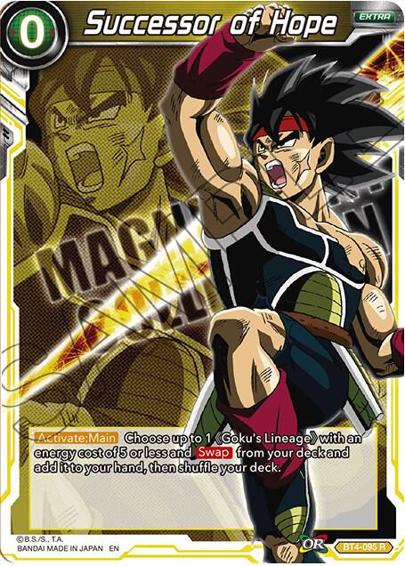 Successor of Hope BT4-095 card from Expansion Deck Box Set 08: Magnificent Collection - Forsaken Warrior