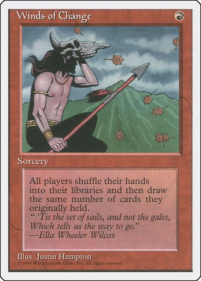 Winds of Change card from Fourth Edition