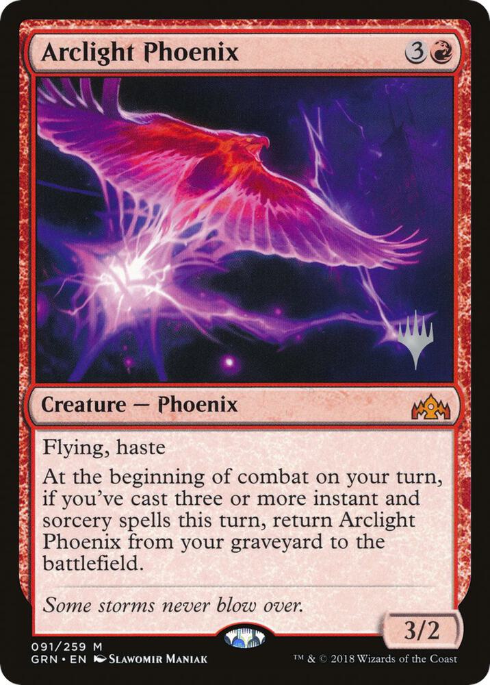Arclight Phoenix 91 card from Promo Pack: Throne of Eldraine