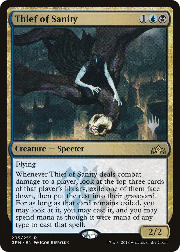 Thief of Sanity 205 card from Promo Pack: Throne of Eldraine