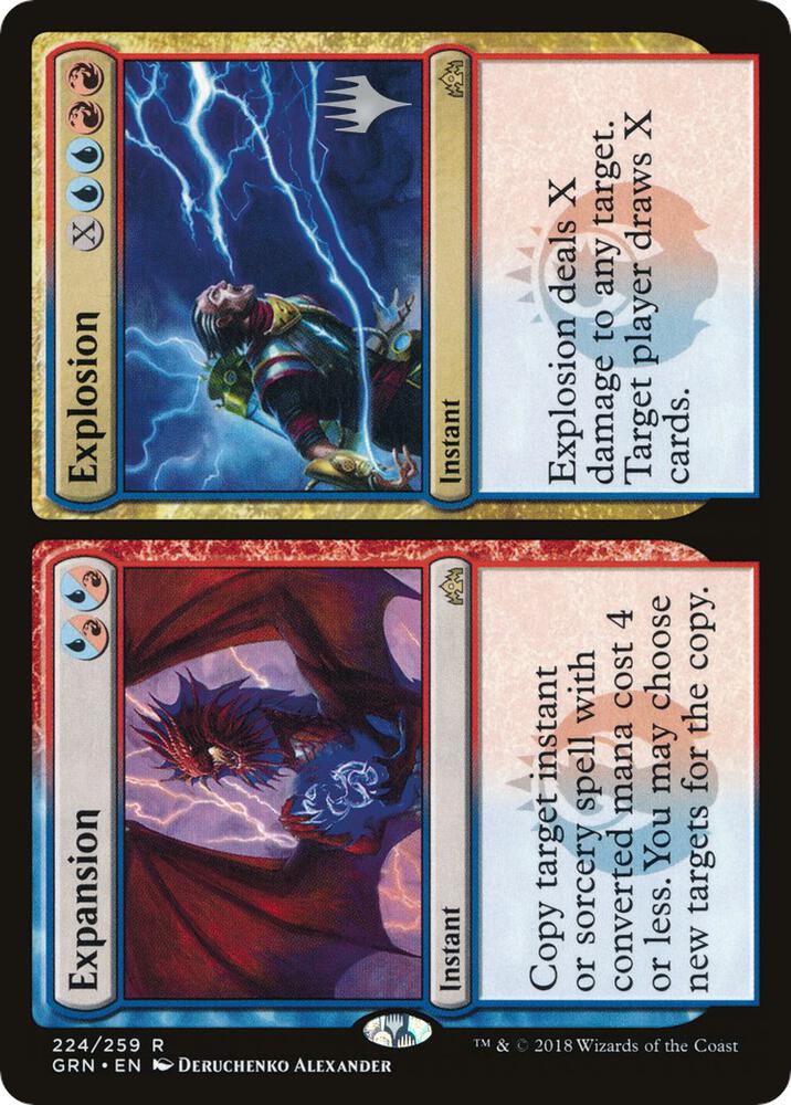Expansion // Explosion 224 card from Promo Pack: Throne of Eldraine