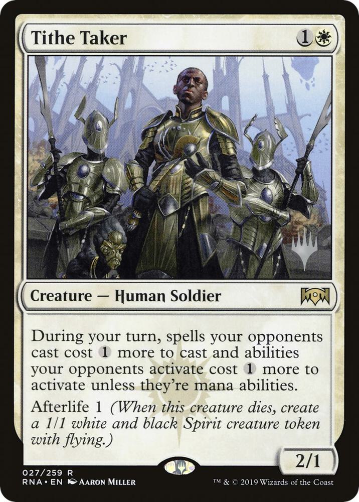 Tithe Taker 27 card from Promo Pack: Throne of Eldraine