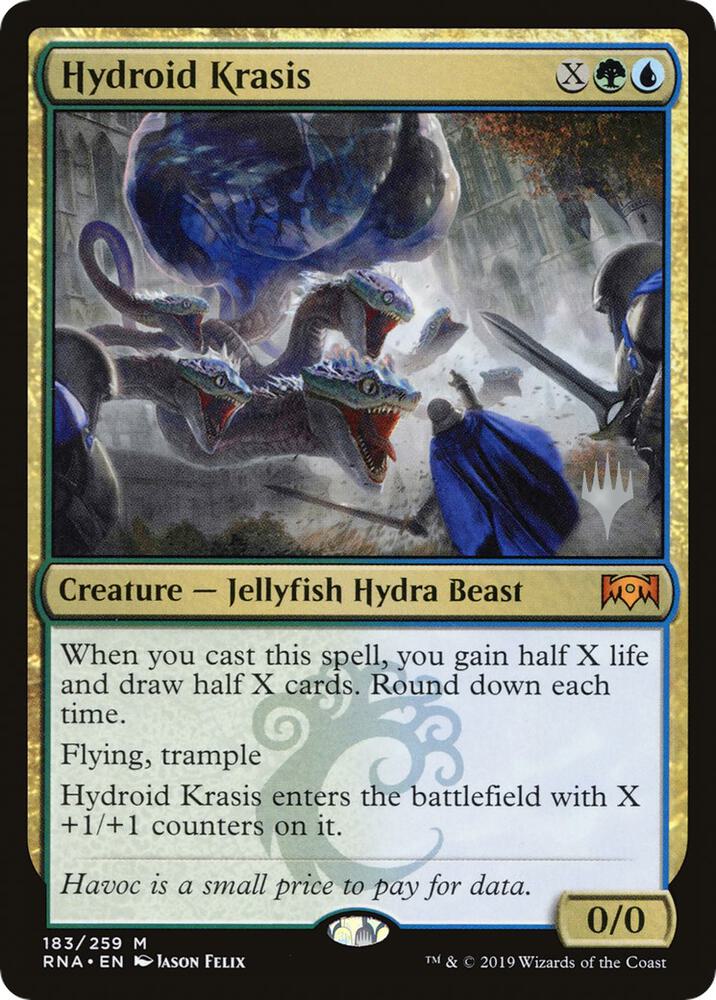 Hydroid Krasis 183 card from Promo Pack: Throne of Eldraine