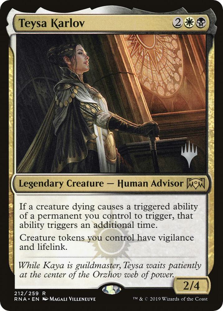 Teysa Karlov 212 card from Promo Pack: Throne of Eldraine