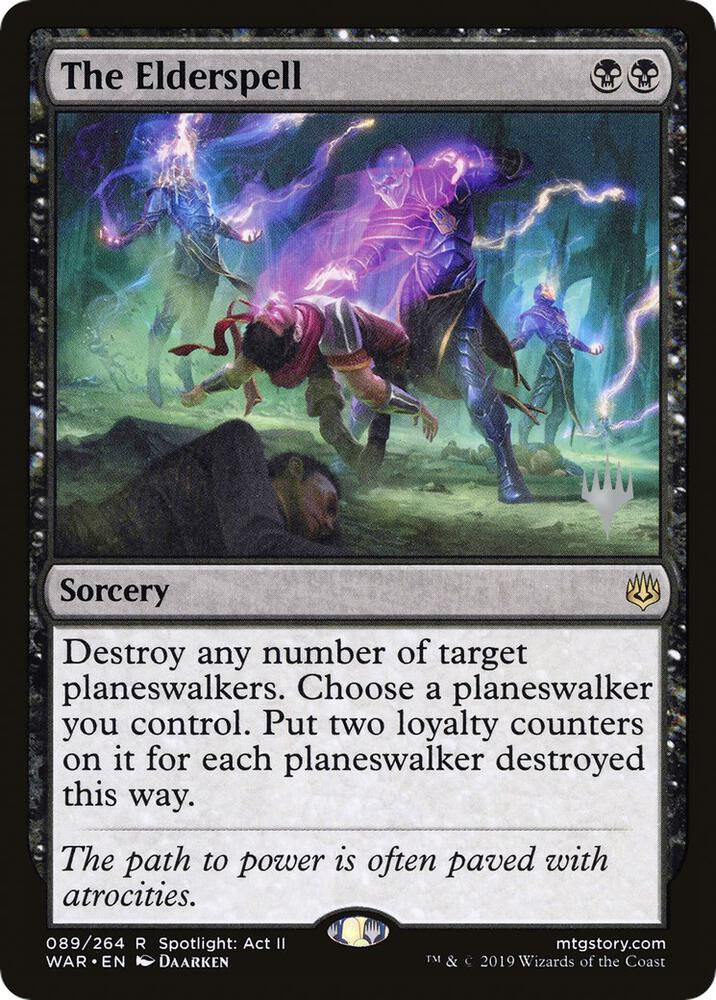 The Elderspell 89 card from Promo Pack: Throne of Eldraine