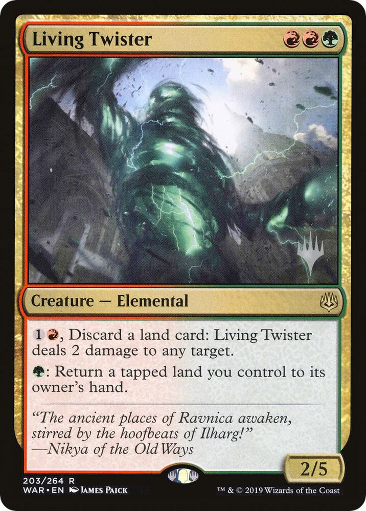 Living Twister 203 card from Promo Pack: Throne of Eldraine