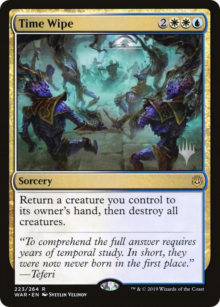 Time Wipe 223 card from Promo Pack: Throne of Eldraine