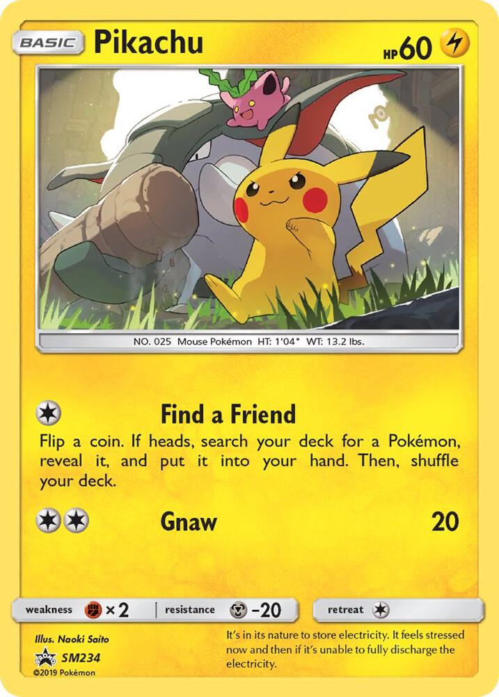 Pikachu SM234 card from SM Promos
