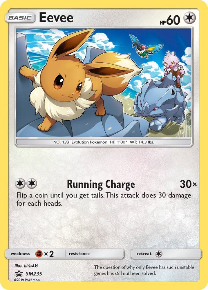 Eevee SM235 card from SM Promos
