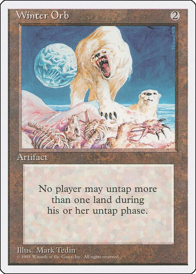 Winter Orb 376 card from Fourth Edition