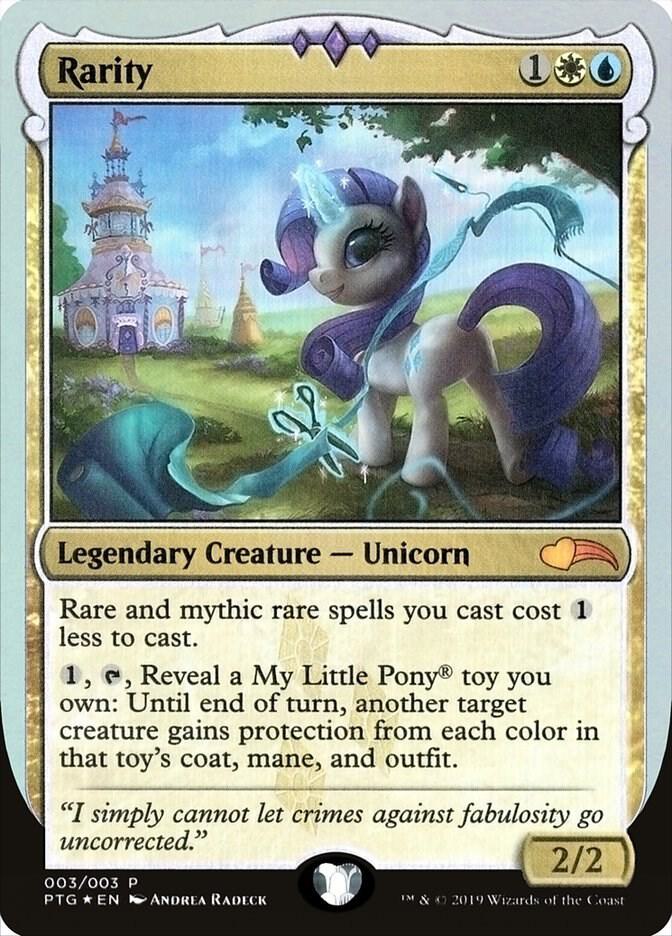 Rarity 3 card from Ponies: The Galloping
