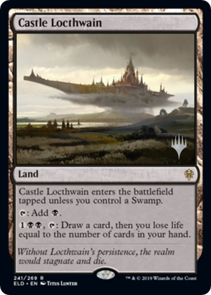 Castle Locthwain 241 card from Promo Pack: Throne of Eldraine