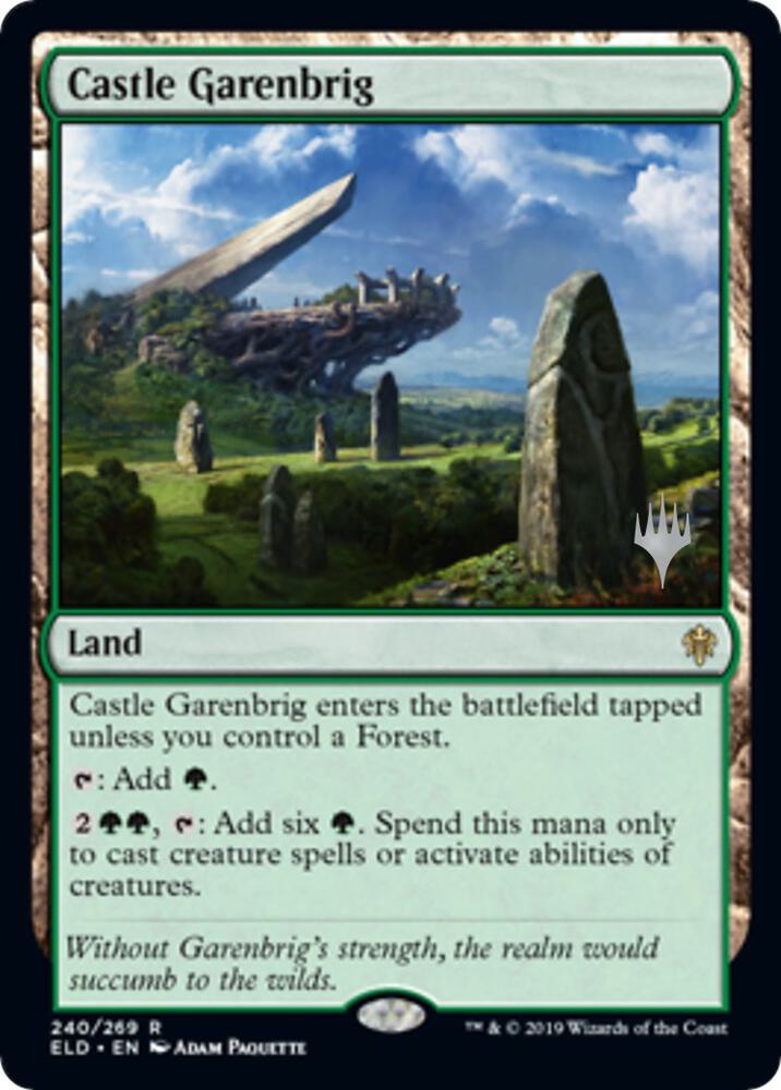 Castle Garenbrig 240 card from Promo Pack: Throne of Eldraine