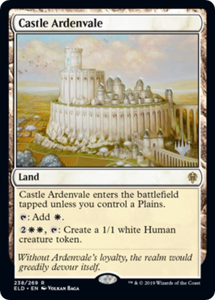 Castle Ardenvale 238 card from Promo Pack: Throne of Eldraine