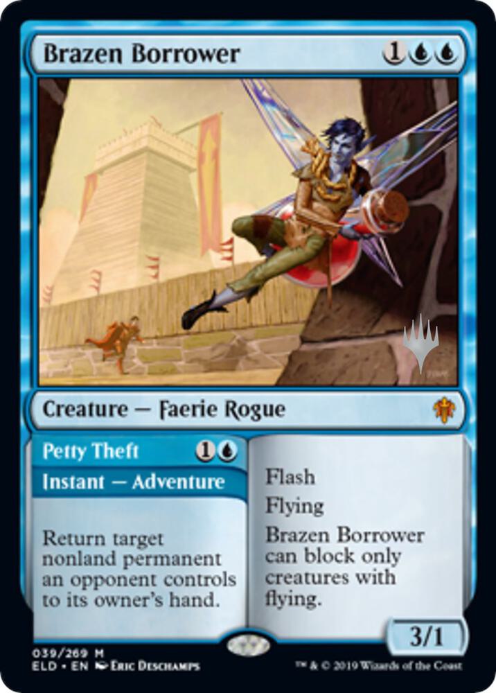 Brazen Borrower 39 card from Promo Pack: Throne of Eldraine