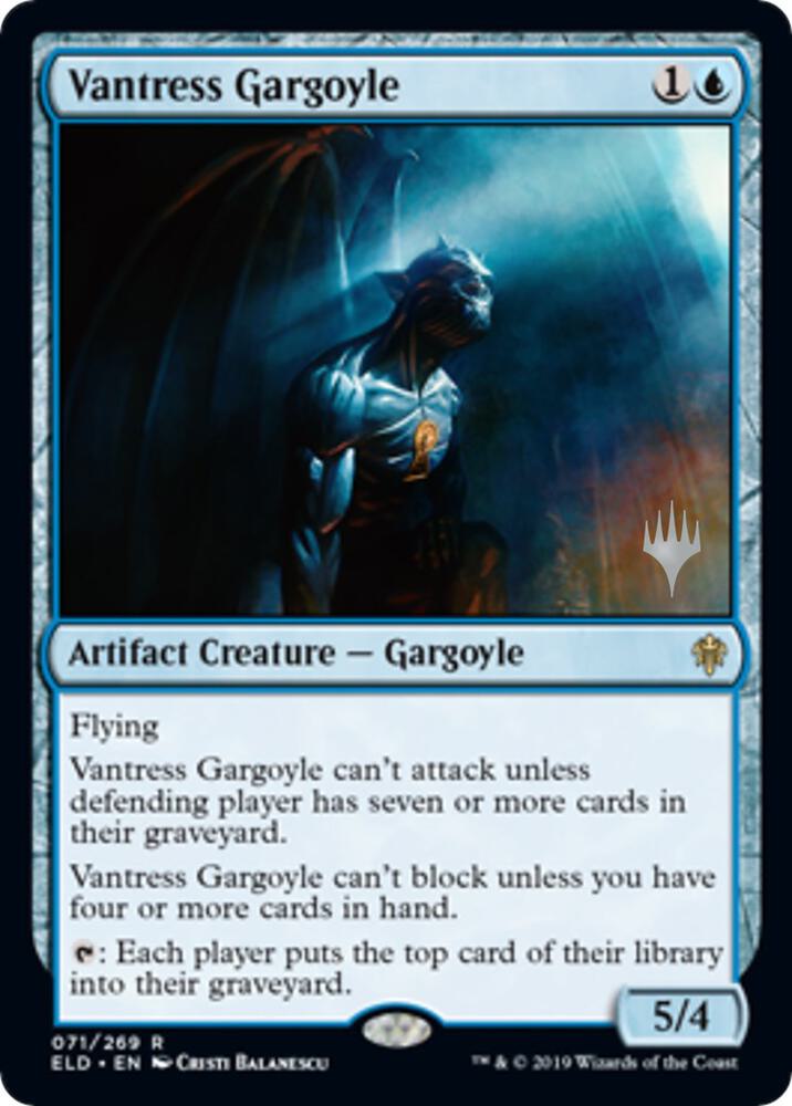 Vantress Gargoyle 71 card from Promo Pack: Throne of Eldraine