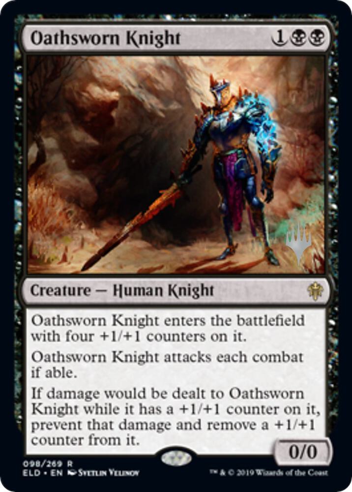 Oathsworn Knight 98 card from Promo Pack: Throne of Eldraine