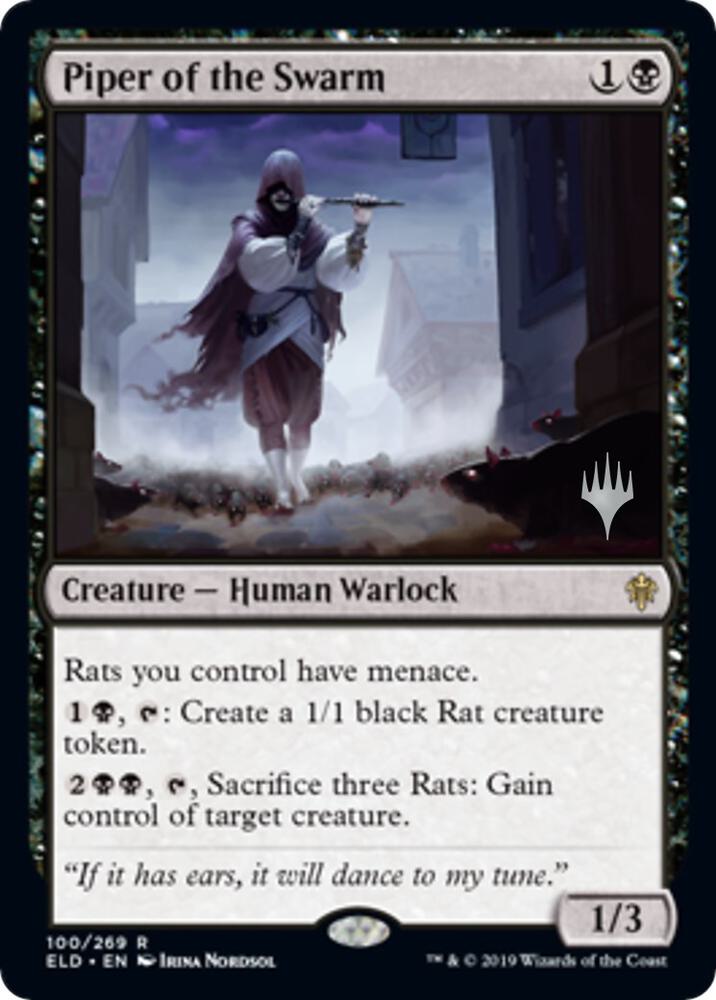 Piper of the Swarm 100 card from Promo Pack: Throne of Eldraine