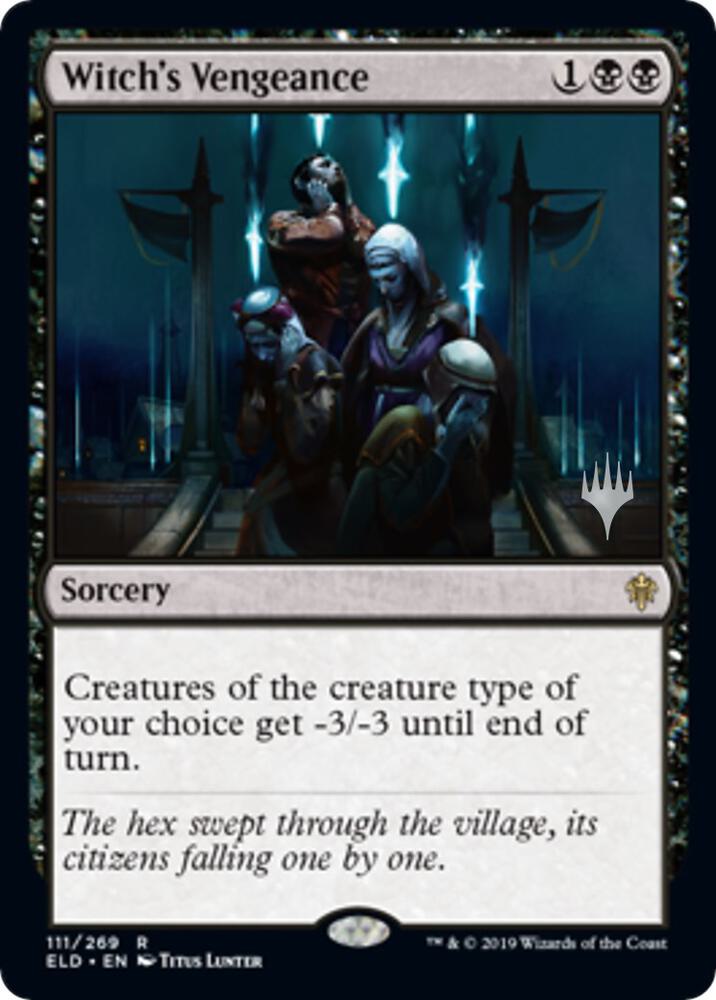 Witch's Vengeance 111 card from Promo Pack: Throne of Eldraine