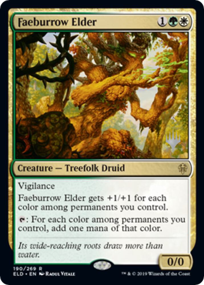 Faeburrow Elder 190 card from Promo Pack: Throne of Eldraine