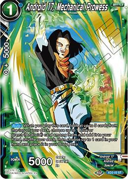 Android 17, Mechanical Prowess XD2-02 card from Malicious Machinations