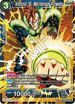 Android 16, Mechanical Prowess XD2-04 card from Malicious Machinations