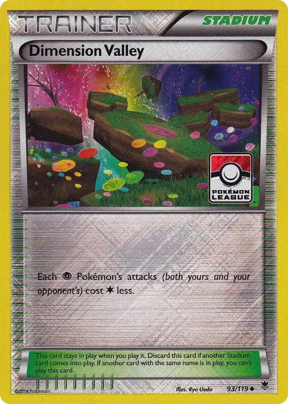 Dimension Valley - 93/119 (Pokemon League) 093/119 card from League & Championship Cards