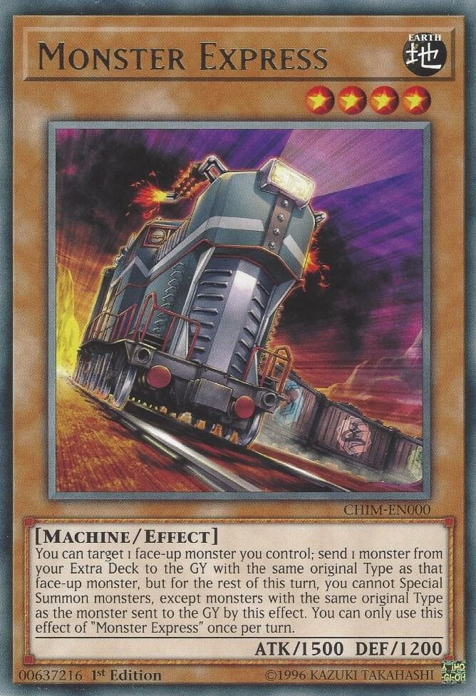 Monster Express CHIM-EN000 card from Chaos Impact