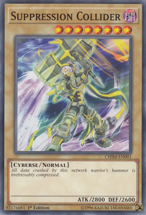 Suppression Collider CHIM-EN001 card from Chaos Impact