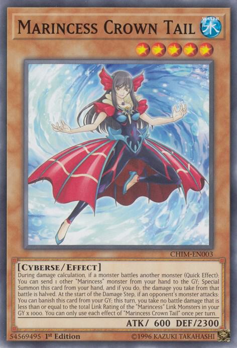 Marincess Crown Tail CHIM-EN003 card from Chaos Impact