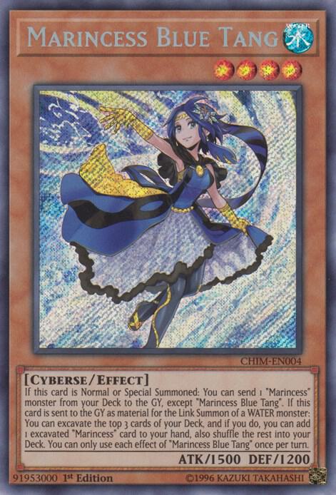 Marincess Blue Tang CHIM-EN004 card from Chaos Impact