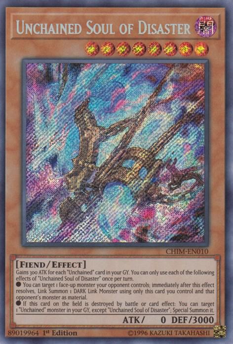 Unchained Soul of Disaster CHIM-EN010 card from Chaos Impact